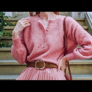 Sézane Leon Sweater Pink
